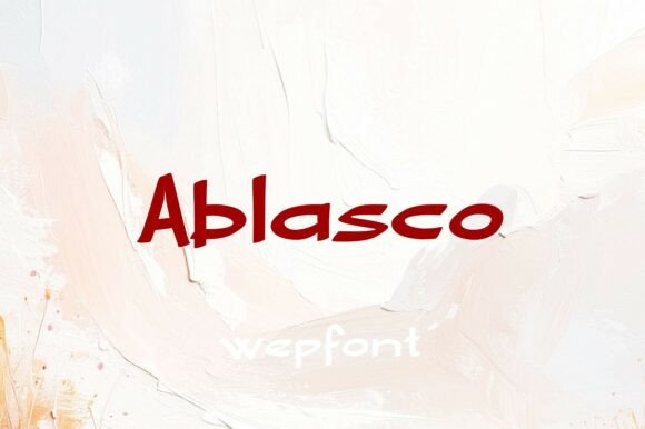 Ablasco Font: Authentic Handwritten Style for Crafters