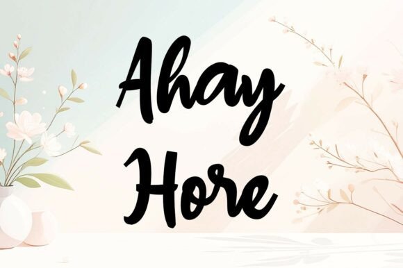 Ahay Hore Font: Adding Warmth to Editorial Design