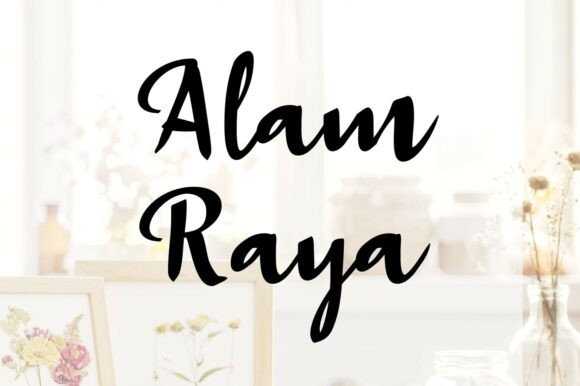 Alam Raya Font: Elevating Digital Campaign Visuals