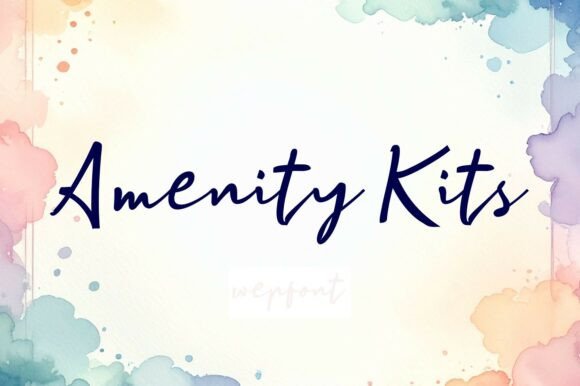 Amenity Kits Font: Elevating Campaign Visuals