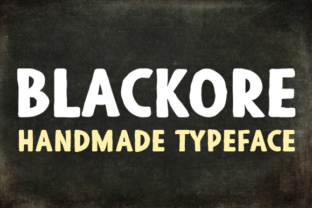 Blackore Handmade: A Striking Typeface for Editorial Design