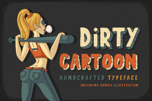 Bring Playfulness to Your Creations with Dirty Cartoon Font