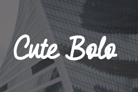 Cute Bolo Font: Modern Elegance for Editorial Design