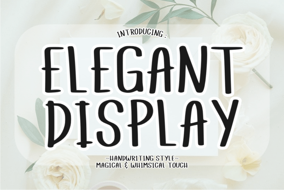 Elegant Display Font Review: A Whimsical Typeface for Dreamy Brands