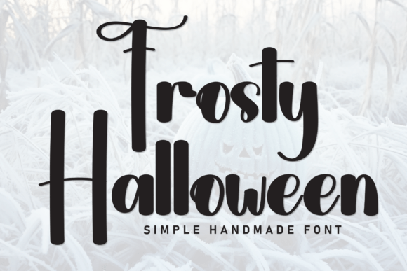 Frosty Halloween Font: Playful Display Typography for Web Design