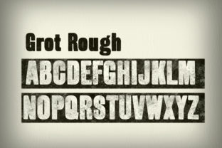 GrotRough: A Bold and Edgy Typeface