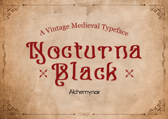 Noctura Black Font: A Designer’s Take on Vintage Branding