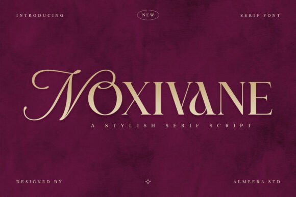 Noxivane: A Designer’s Take on This Serif Typeface