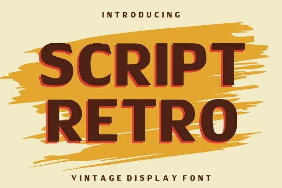 Script Retro Font: A Vintage Typeface for Branding