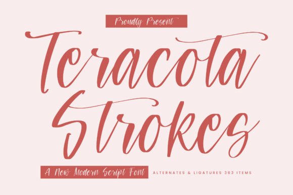 Teracota Strokes Font: A Designer’s Branding Test