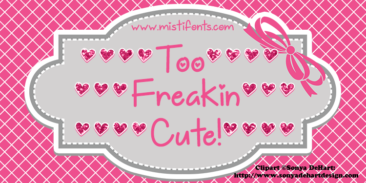 Too Freakin Cute: A Charming Display Font for Creative Projects