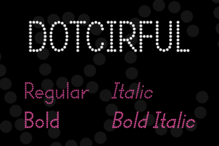 Unleash Creativity with Dotcirful: A Font for Makers