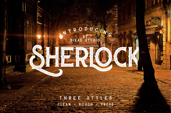 Unveiling Sherlock: A Vintage Display Font for Web Design