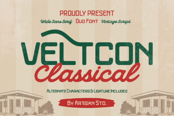 Veltcon Font: Vintage Charm for Handmade Labels