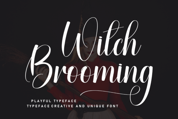 Witch Brooming Font: Playful Script for Digital Campaigns